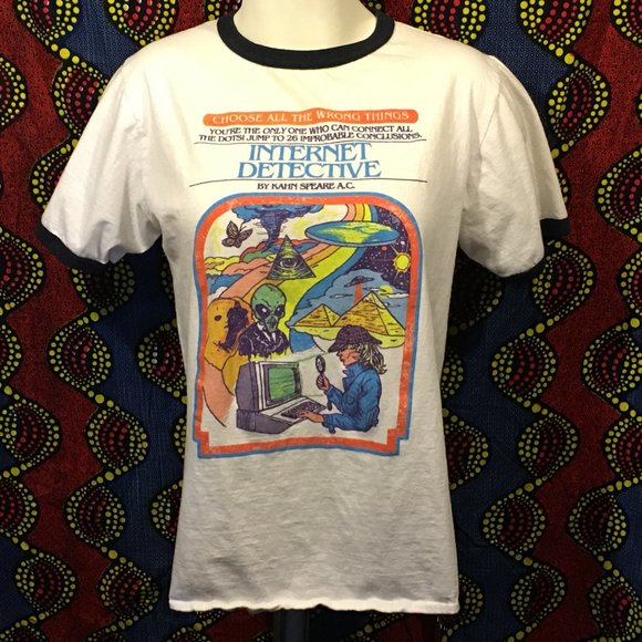 Internet Detective - Kahn Speare - T-shirt - White - Picture 1 of 4